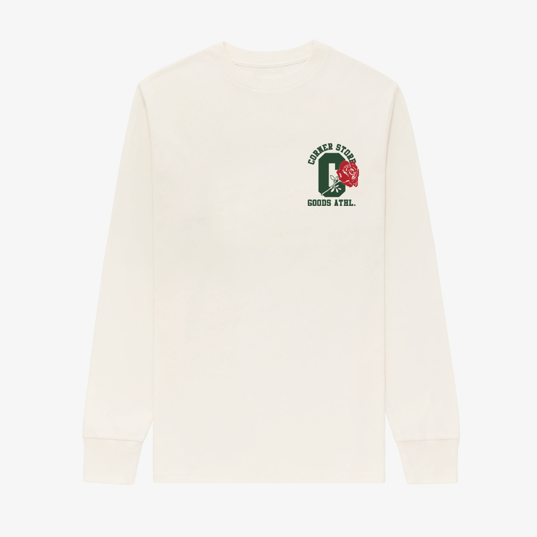 C Rose Longsleeve Tee (Soft White)