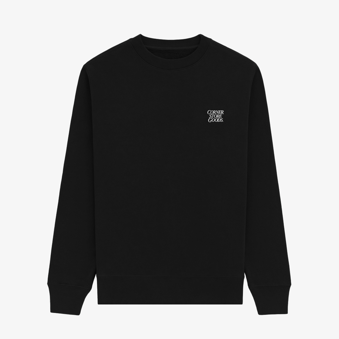 Logo Crewneck Sweatshirt (Black)