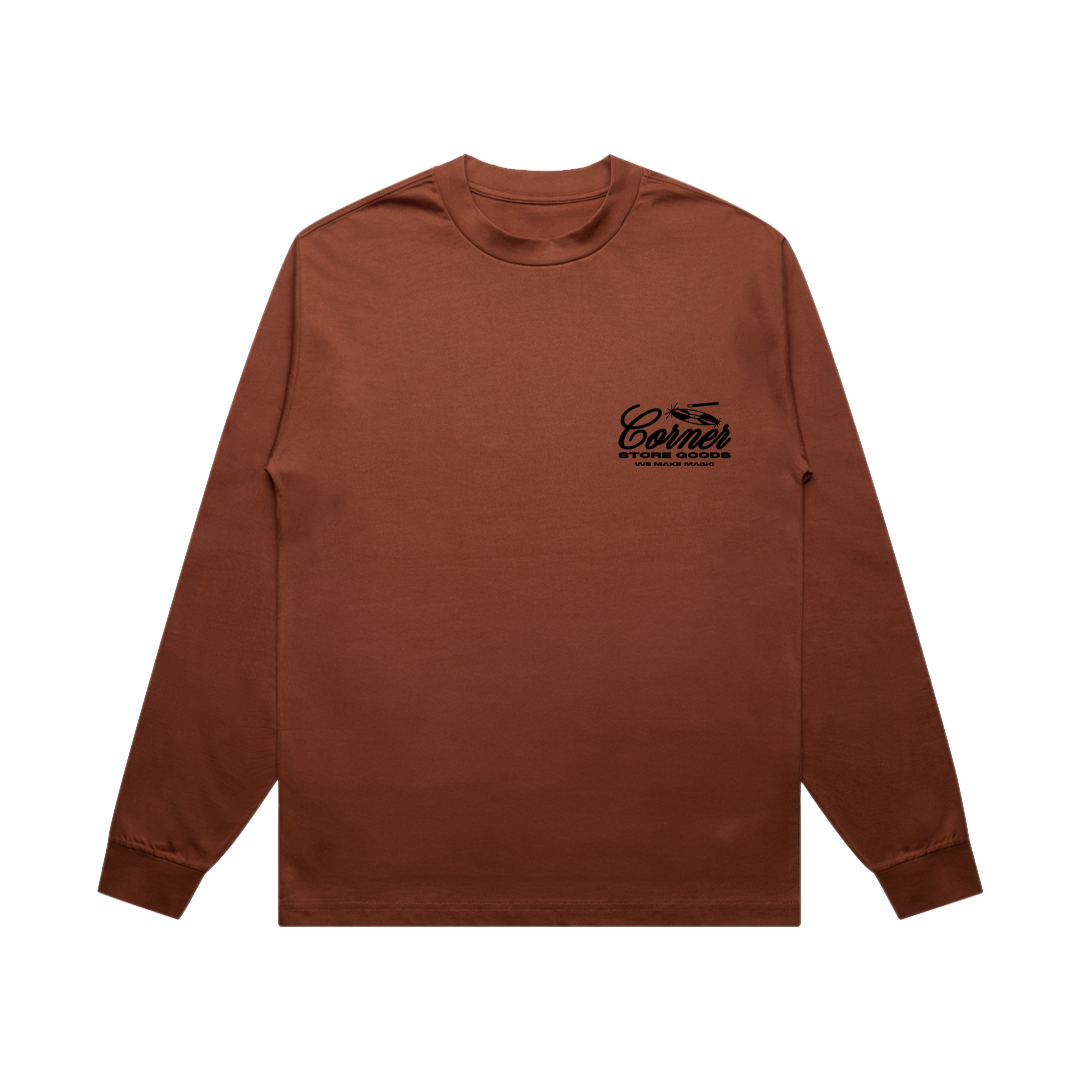 Record Label Vinyl Long Sleeve Tee