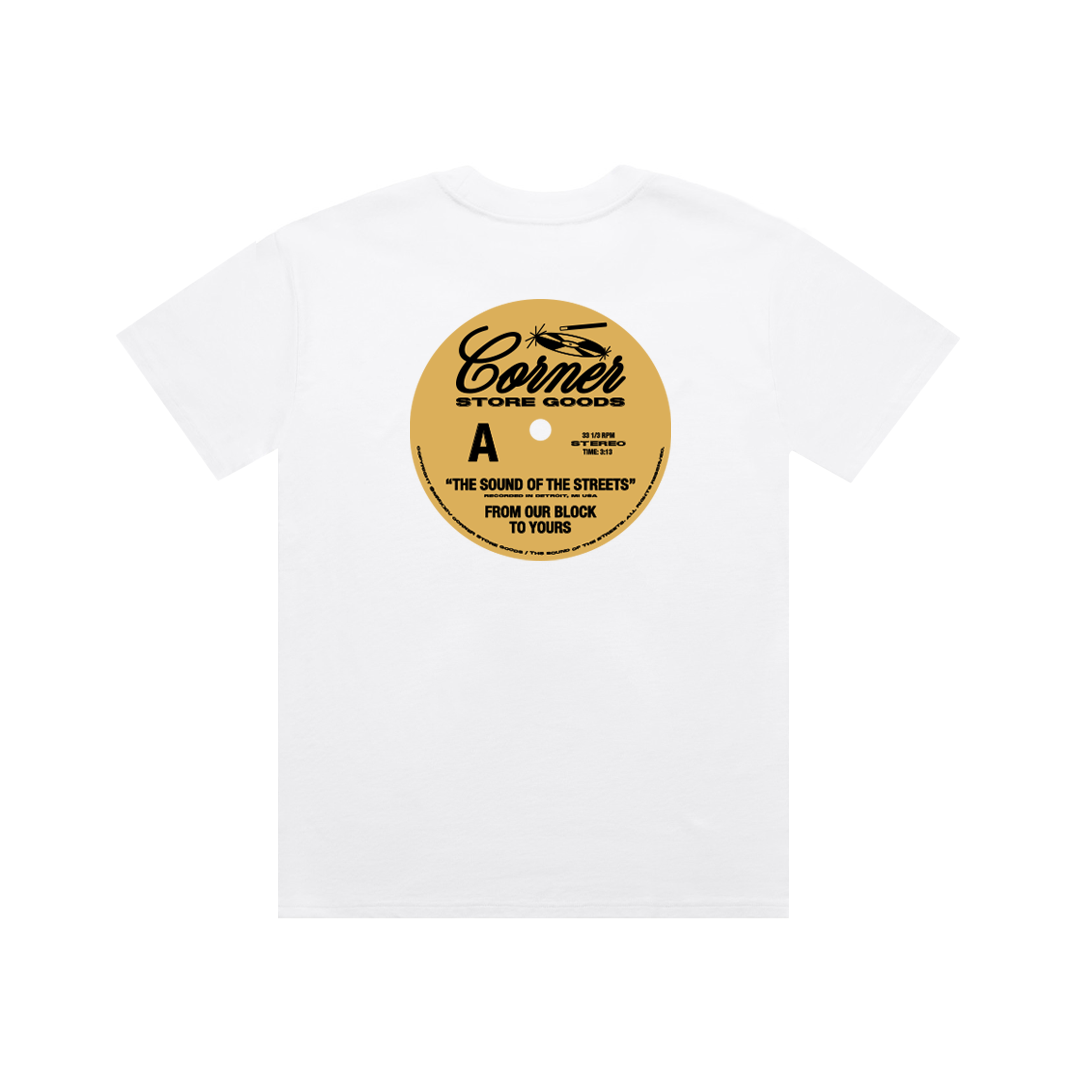 Record Label Vinyl Short Sleeve Tee