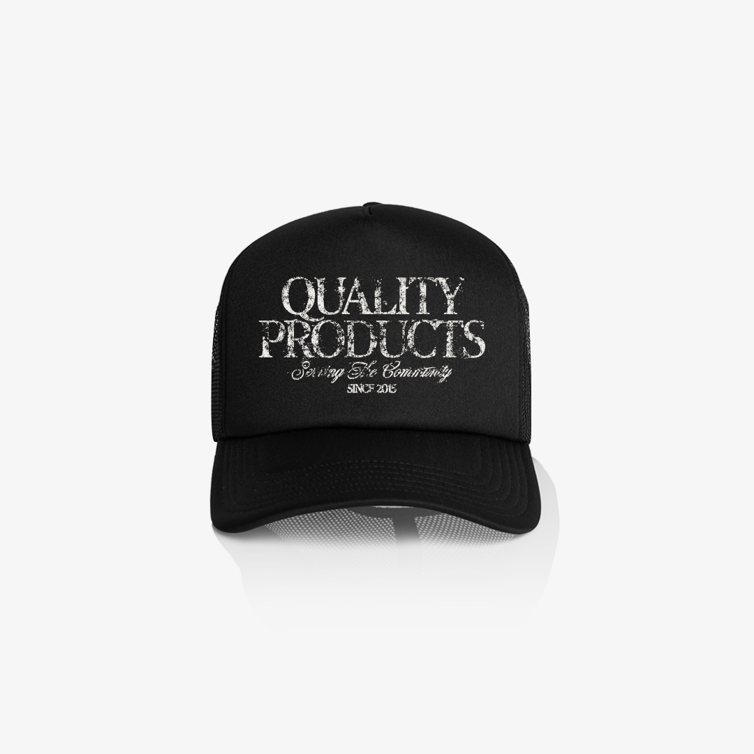Quality Products Trucker Hat (Black)