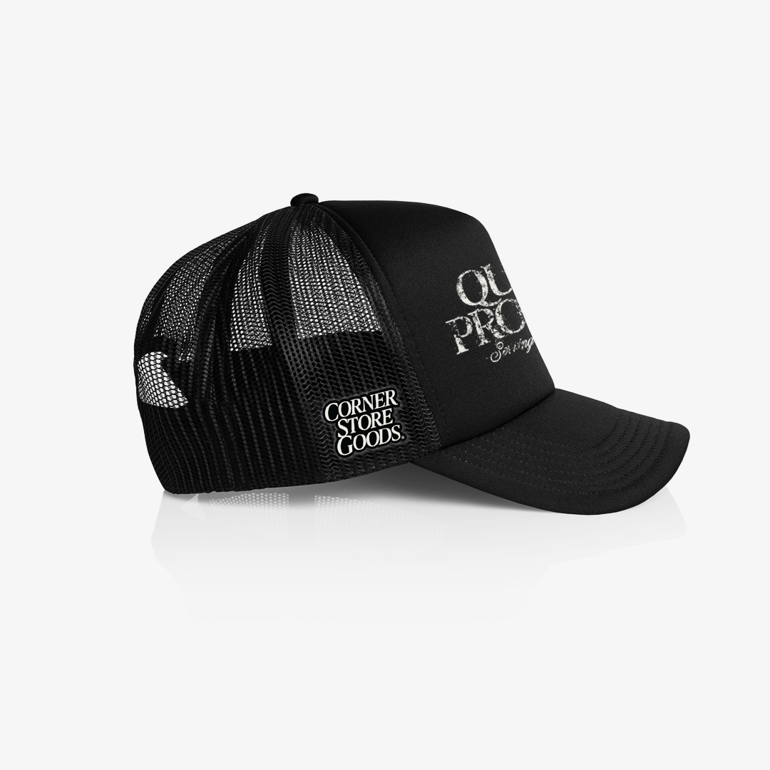 Quality Products Trucker Hat (Black)