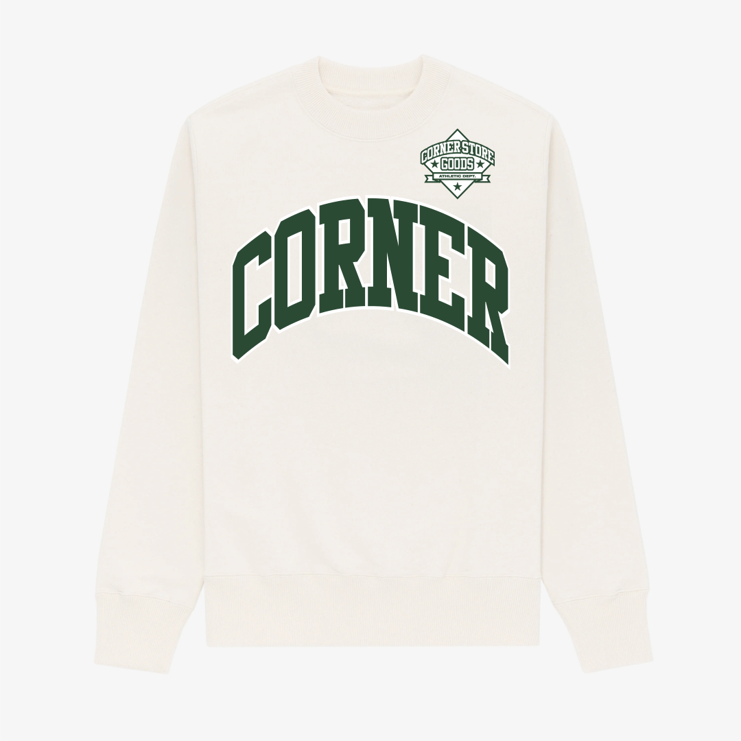 Varsity Crewneck (Soft White)